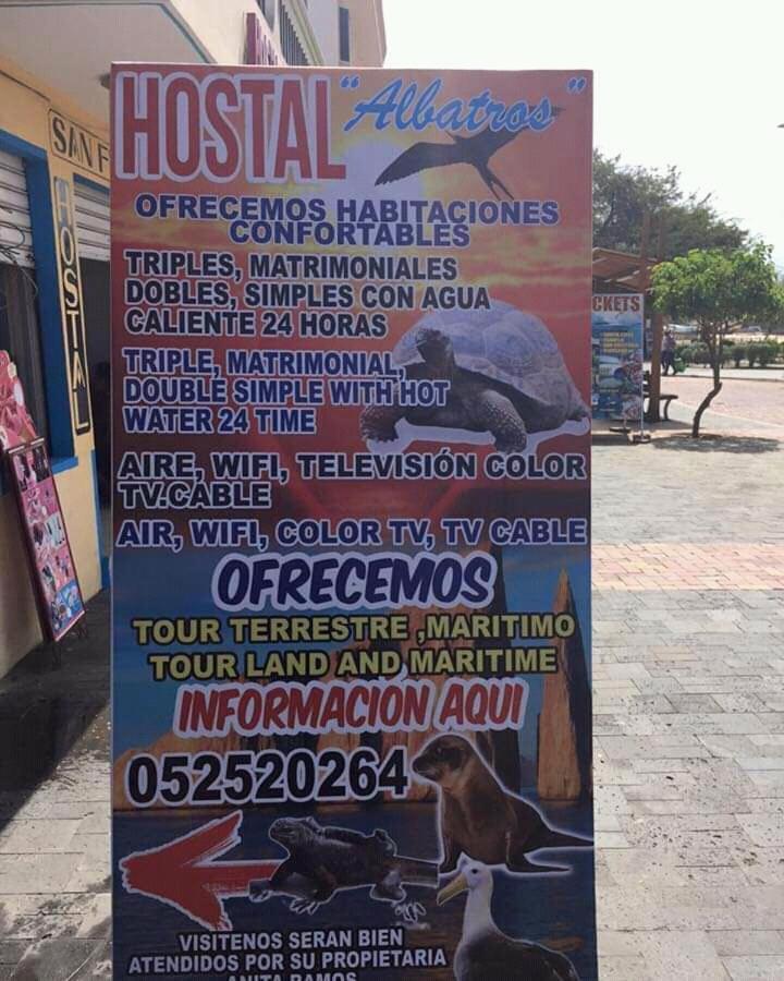 Hostal Albatros San Cristobal Bagian luar foto